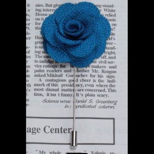 Fabric Flower Brooches Men/Women Brooch Pin